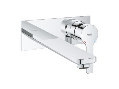Baterie lavoar Grohe Lineare L de perete, necesita corp ingropat, crom