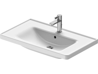 Lavoar Duravit D-Neo 80cm, montare pe mobilier, alb