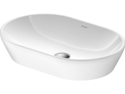 Lavoar tip bol Duravit D-Neo 60cm, WonderGliss, alb