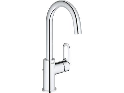 Baterie lavoar Grohe BauLoop L, ventil pop-up, crom