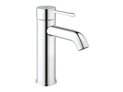 Baterie lavoar Grohe Essence S, ventil click-clack, Cold Start, crom
