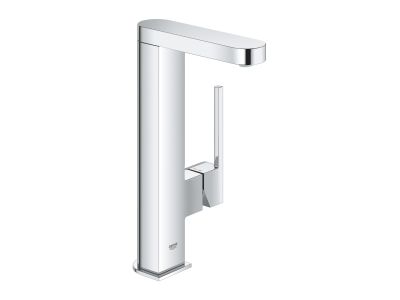 Baterie lavoar Grohe Plus L cu pipa extractibila, ventil click-clack, crom
