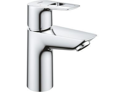 Baterie lavoar Grohe BauLoop S, ventil click-clack, crom