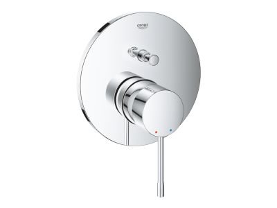 Baterie cada - dus Grohe Essence cu montaj incastrat, necesita corp ingropat, crom