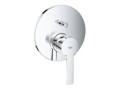 Baterie cada - dus Grohe Lineare cu montaj incastrat, necesita corp ingropat, crom