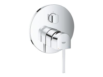 Baterie cada - dus Grohe Plus cu 3 functii, montaj incastrat, necesita corp ingropat, crom