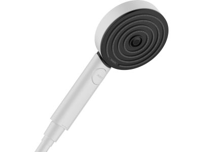 Para de dus Hansgrohe Pulsify Select 105 Activation, cu 3 tipuri de jet, alb mat