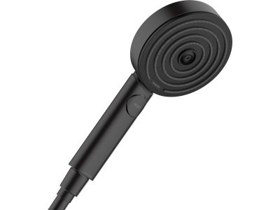 Para de dus Hansgrohe Pulsify Select 105 Relaxation EcoSmart, cu 3 tipuri de jet, negru mat
