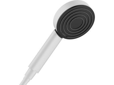 Para de dus Hansgrohe Pulsify 105, cu 1 jet, alb mat