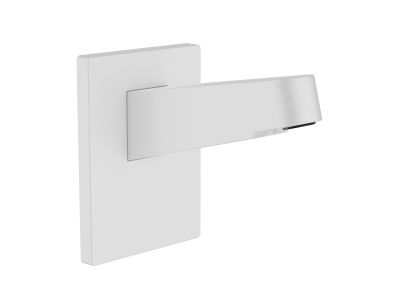 Brat de dus de perete Hansgrohe pentru palarii de dus Pulsify 260, alb mat