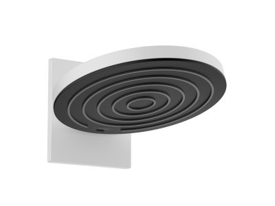 Palarie de dus Hansgrohe Pulsify S 260 2jet cu conector de perete, alb mat