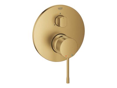 Baterie cada - dus Grohe Essence new cu 3 functii, montaj incastrat, necesita corp ingropat, brushed cool sunrise