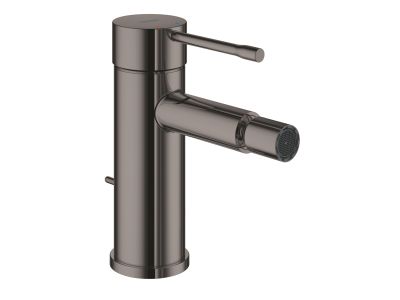 Baterie bideu Grohe Essence, ventil pop-up, hard graphite