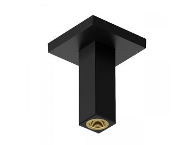 Brat de dus Hansgrohe E de tavan, 10cm, negru mat