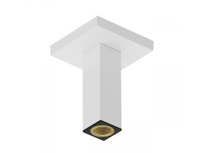 Brat de dus Hansgrohe E de tavan, 10cm, alb mat