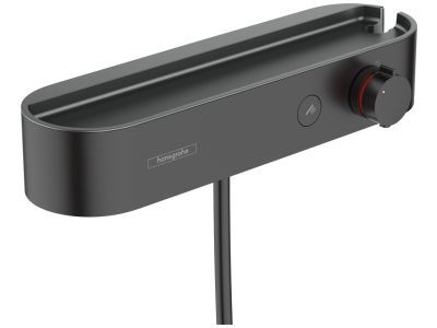 Baterie dus termostatata Hansgrohe ShowerTablet Select 400, negru mat