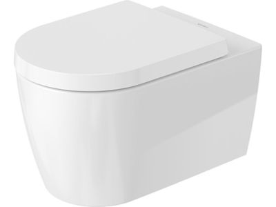 Vas wc suspendat Duravit Me by Starck Rimless 57x37cm, alb mat