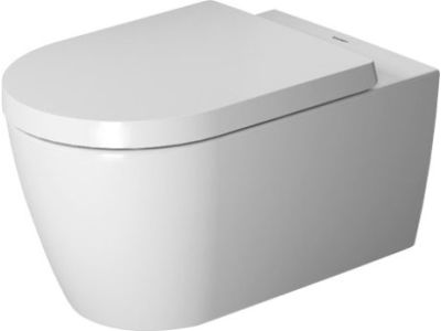 Vas WC suspendat Duravit Me by Starck Rimless Hygiene Glaze, alb Sattin mat