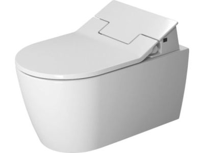 Vas WC suspendat Duravit ME by Starck Rimless 57cm pentru capac cu functie de bideu SensoWash