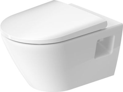 Vas wc suspendat Duravit D-Neo Rimless 37x54cm, alb