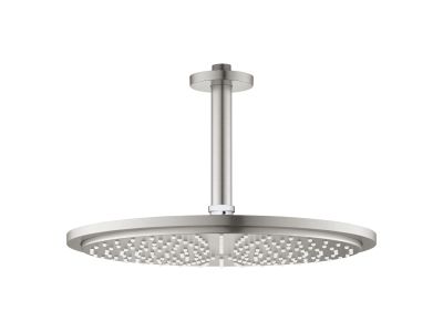 Palarie de dus Grohe RainShower Cosmopolitan 310 si brat de dus 142mm de tavan, supersteel