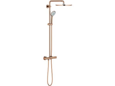 Coloana de dus Grohe Euphoria System 310 cu baterie termostatata, warm sunset