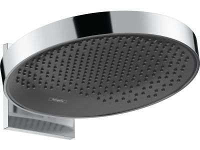 Palarie de dus Hansgrohe Rainfinity 360, 1 jet, cu placa de conectare la perete, crom