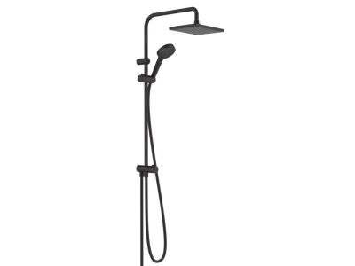 Coloana de dus Hansgrohe Vernis Shape Reno EcoSmart fara baterie de dus, negru