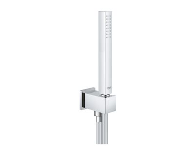 Set de dus Grohe Euphoria Cube Stick cu para de dus stick, furtun si agatatoare dus cu Fix Fit, crom