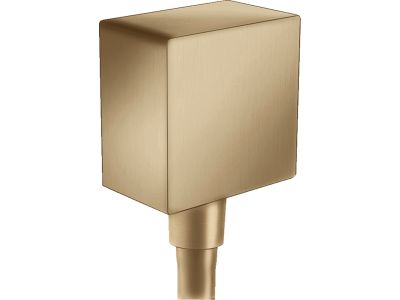 Accesoriu Hansgrohe FixFit Square, bronz periat