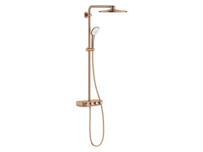 Coloana de dus Grohe Euphoria SmartControl System 310 Duo cu baterie termostatata, brushed warm sunset