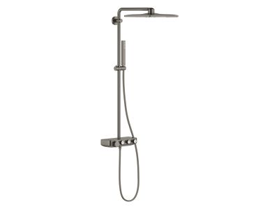 Coloana de dus Grohe Euphoria SmartControl System 310 Cube Duo cu baterie termostatata, brushed hard graphite