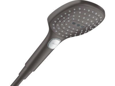 Para de dus Hansgrohe Raindance Select E 120 cu 3 jeturi, negru periat EXPUS