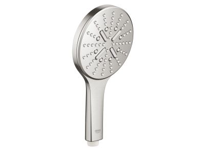 Para de dus Grohe RainShower SmartActive 130 cu 3 jeturi, supersteel