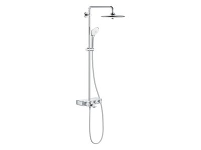 Coloana de dus Grohe Euphoria SmartControl System 260 Mono cu baterie cada termostatata, 101 cm, crom