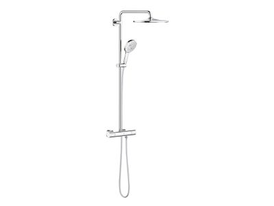 Coloana de dus Grohe Rainshower SmartActive 310 cu baterie termostatata, 111cm, crom