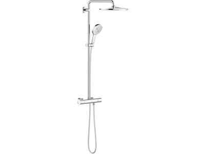 Coloana de dus Grohe Rainshower SmartActive 310 26648000 cu baterie termostatata, crom