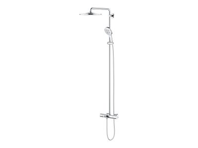 Coloana de dus Grohe Rainshower Rainshower SmartActive 310 cu baterie cada termostatata, crom