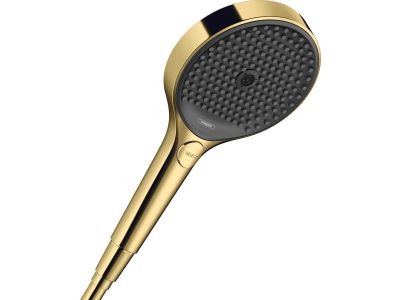 Para de dus Hansgrohe Rainfinity 130, 3 tipuri de jet, gold optic lustruit