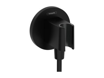 Accesoriu Hansgrohe FixFit S cu agatatoare de dus, negru mat