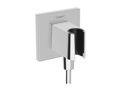 Accesoriu Hansgrohe FixFit E cu agatatoare de dus, crom