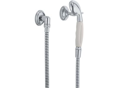 Set de dus Kludi 1926 cu para de dus, agatatoare si furtun de dus cu FixFit