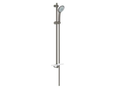 Set de dus Grohe Euphoria 110 Massage cu para dus 3 jeturi, bara 900mm si furtun 1750mm, brushed hard graphite