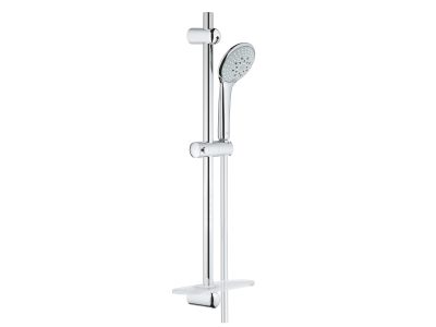Set de dus Grohe Euphoria 110 Champagne cu para de dus 3 jeturi, furtun 175cm si bara 60cm, crom