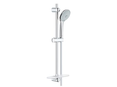 Set de dus Grohe Euphoria 110 Massage cu para dus 3 jeturi, bara 600mm si furtun 1750mm, savoniera, crom