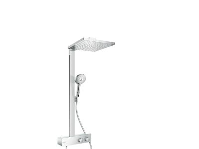 Coloana de dus Hansgrohe Raindance Select E 300 cu baterie Shower Tablet 350 crom