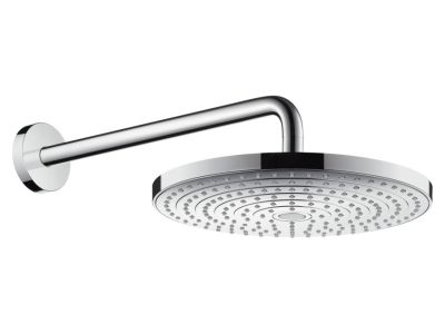 Palarie de dus Hansgrohe Raindance Select S 300 cu 2 tipuri de jet si brat 39cm cu montaj pe perete