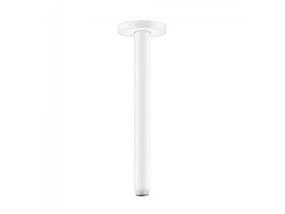 Brat de dus Hansgrohe S cu montare pe tavan, 30cm, alb mat