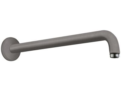 Brat de perete Hansgrohe 389 mm, negru periat