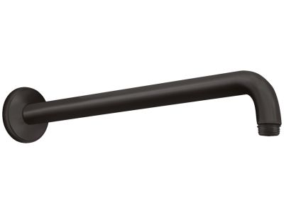 Brat de perete Hansgrohe 389 mm, negru mat